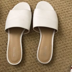 Michael Kors Shelly Leather Slide